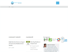 Tablet Screenshot of jewishakron.org